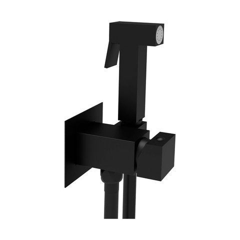 Гигиенический душ Paffoni Tweet Square Mix черный матовый ZDUP112NO фото