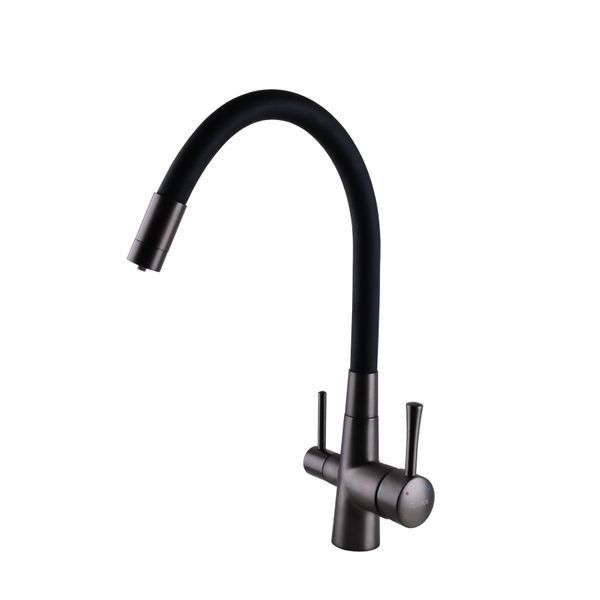Смеситель для кухни под осмос Globus Lux Lazer GLLR-0903-11-Graphite 000022996 фото