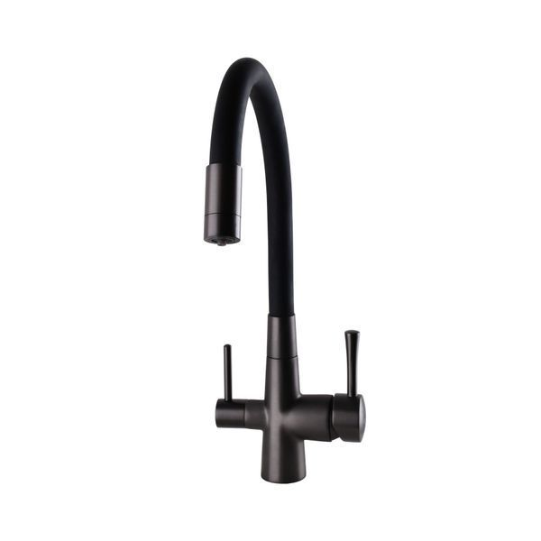 Смеситель для кухни под осмос Globus Lux Lazer GLLR-0903-11-Graphite 000022996 фото