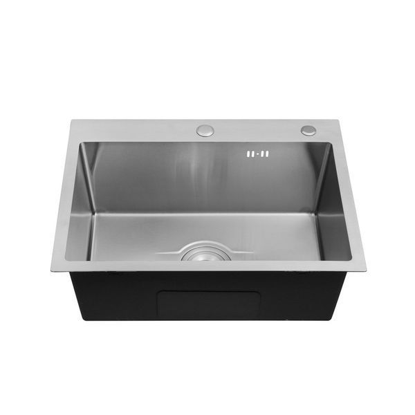 Кухонна мийка Kroner KRP Derby - 5843HM Brush (2,5/0,5 мм) CV027235 фото
