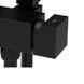 Гигиенический душ Paffoni Tweet Square Mix черный матовый ZDUP112NO фото 2