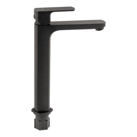 Смеситель для раковины Qtap Lipno высокий Black Matt SD00042259 фото