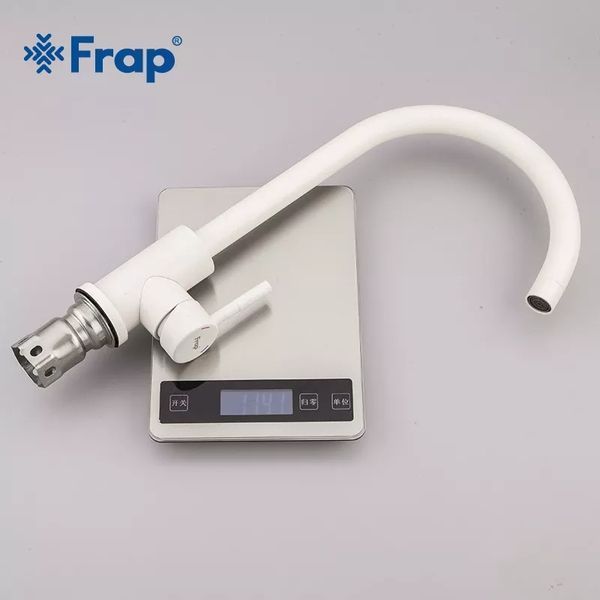 Смеситель для кухни Frap F40899-1 белый F40899-1 фото