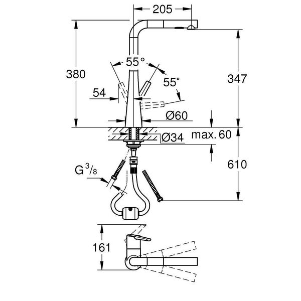 Змішувач для кухні Grohe Zedra 32553002 32553002 фото