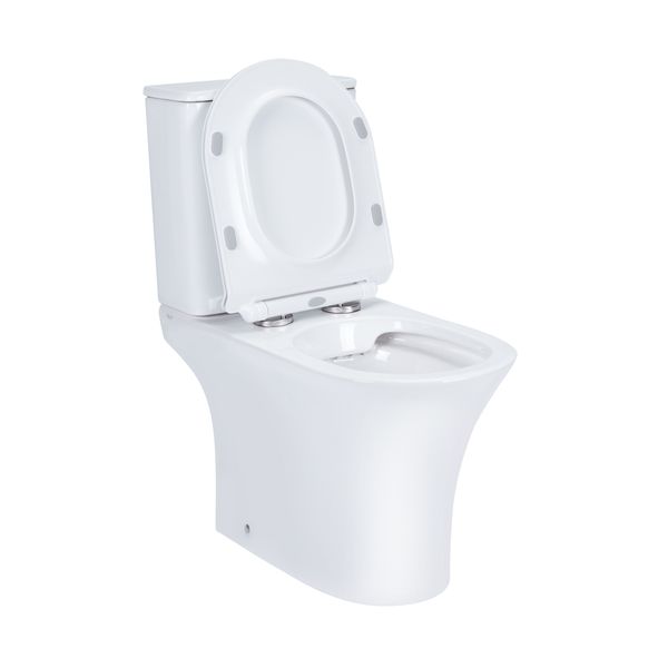 Унитаз-компакт Qtap Presto безободковый Soft-close SD00045982 фото