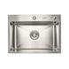 Кухонная мойка Platinum Handmade 580х430х220 с корзиной и дозатором 000032263 фото 1
