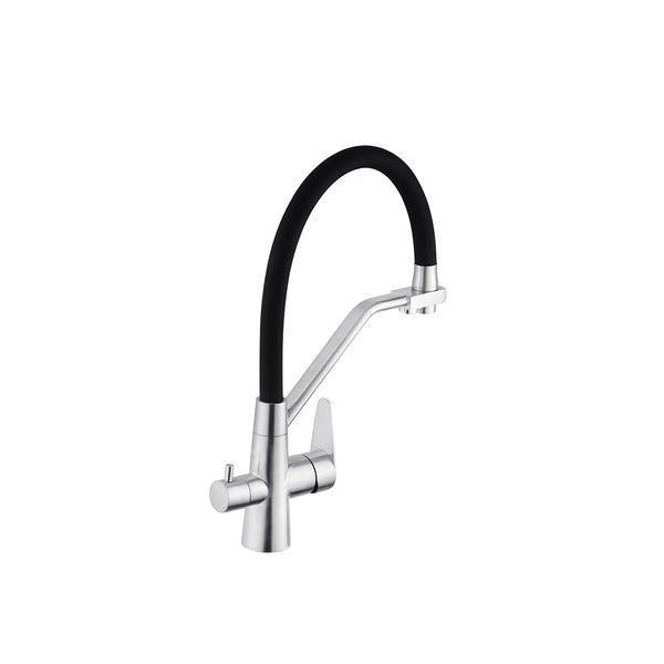 Смеситель для кухни с фильтром Kroner KRP Edelstahl Klassisch - ESG03817BLK CV027936 фото