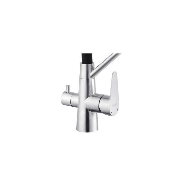 Смеситель для кухни с фильтром Kroner KRP Edelstahl Klassisch - ESG03817BLK CV027936 фото