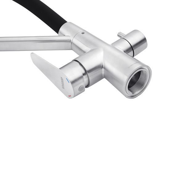 Смеситель для кухни с фильтром Kroner KRP Edelstahl Klassisch - ESG03817BLK CV027936 фото