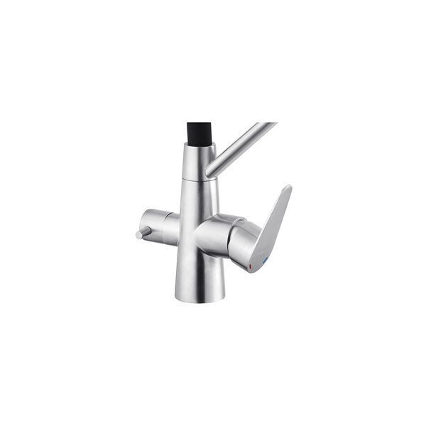Смеситель для кухни с фильтром Kroner KRP Edelstahl Klassisch - ESG03817BLK CV027936 фото