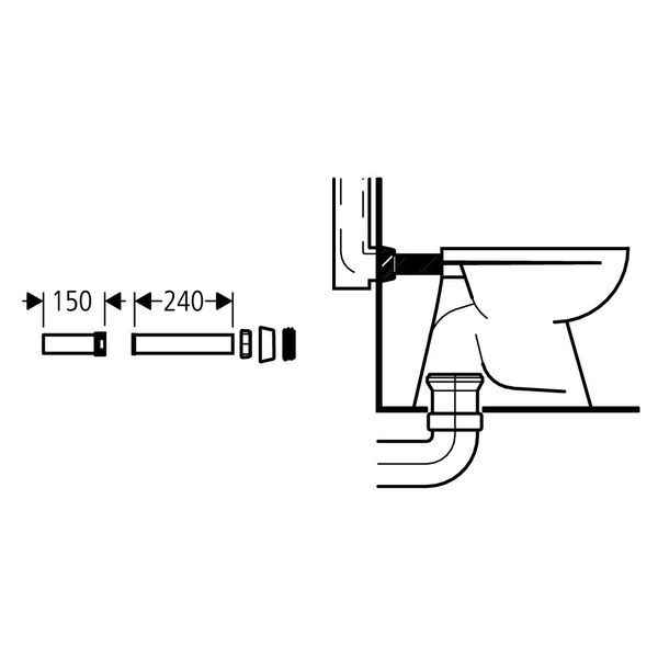 Впускний гарнітур Grohe Rapid SL 37102SH0 37102SH0 фото