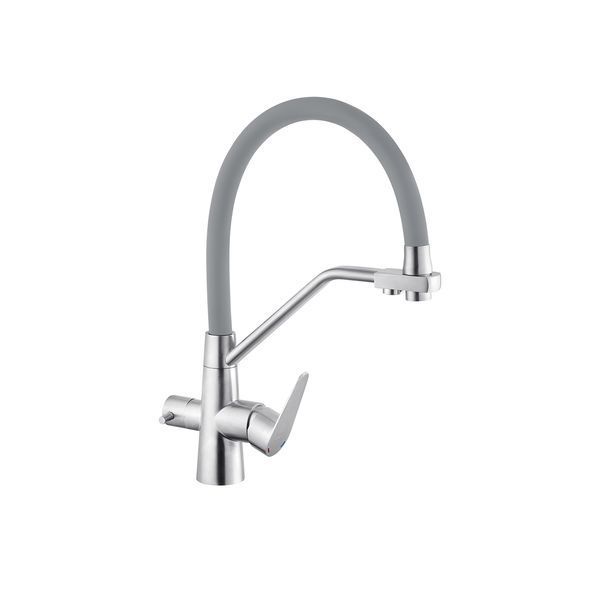 Змішувач для кухні з фільтром Kroner KRP Edelstahl Klassisch - ESG03817GRA CV027937 фото