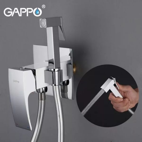 Гигиенический набор Gappo G7207-8 белый/хром G7207-8 фото