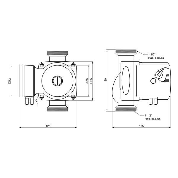 Насос циркуляционный Thermo Alliance LPS 25/60/130 SD00047126 фото