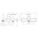 Смеситель для ванны Imprese Grafiky ZMK061901040 066631 фото 2