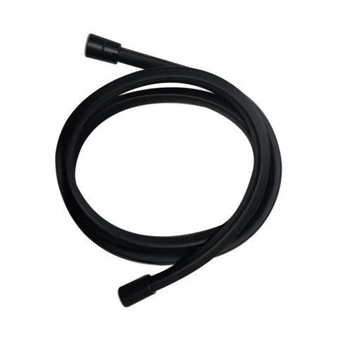Шланг для ручного душу Qtap Hadice 1,6 м прямокутний Black Matt SD00051170 фото
