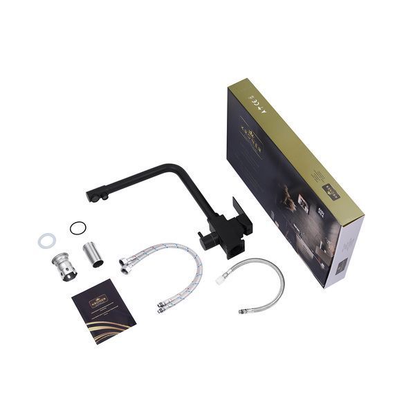 Смеситель для кухни с фильтром Kroner KRP Edelstahl Kubus - SCH03810 CV027939 фото