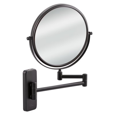 Косметичне дзеркало Qtap Liberty D 200 мм Black SD00040033 фото