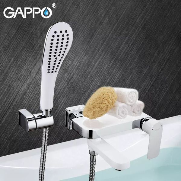 Змішувач для ванни Gappo G3248 білий/хром G3248 фото