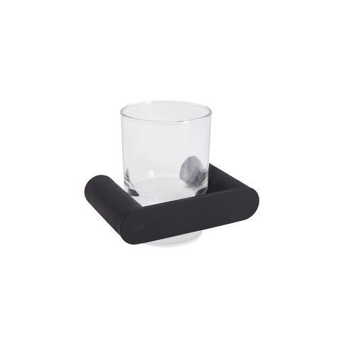 Стакан с держателем Qtap Scorpio Black SD00042769 фото