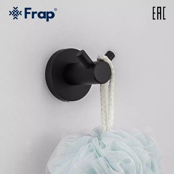 Гачок для ванної Frap F30205-2 чорний F30205-2 фото