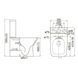 Унитаз напольный Volle Leon Rimless slim slow-closing 13-11-059 13-11-059 фото 4