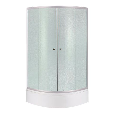 Душова кабіна Lidz Latwa SC90x90.SAT.MID.FR скло 4 мм з піддоном Kapielka SD00050781 фото