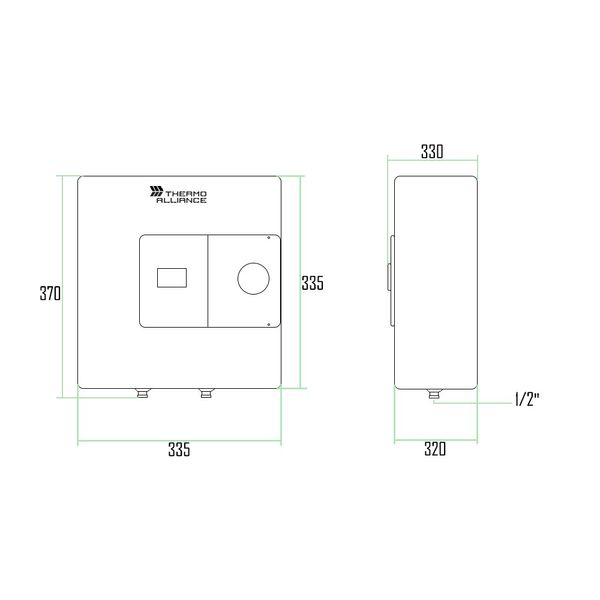 Бойлер Thermo Alliance 15 л над мийкою SF15X15N SD00036045 фото