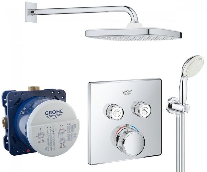 Душова система прихованого монтажу Grohe Grohtherm SmartControl UA26415SC1 UA26415SC1 фото