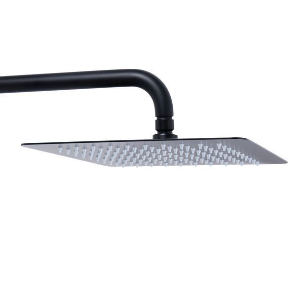 Душова система з термостатом Qtap Sloup 57T105VNKBB Black Matt SD00041854 фото