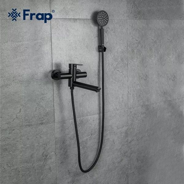 Змішувач для ванни Frap F32801-6 чорний F32801-6 фото