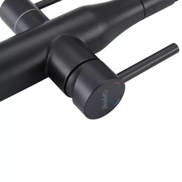 Змішувач для кухні Gappo G4399-66 чорний G4399-66 фото