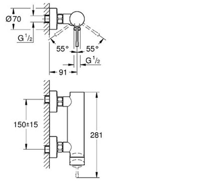Змішувач для душу Grohe Essence 33636001 33636001 фото