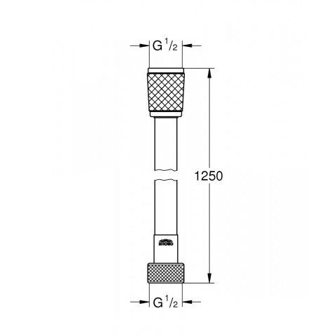 Шланг для душа Grohe Relexaflex 125 см 28150001 28150001 фото