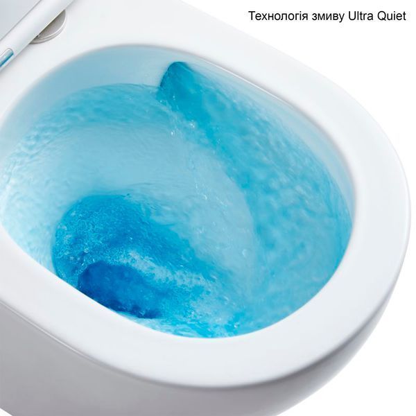 Унитаз подвесной Qtap Gemini Ultra Quiet безободковый Soft-close Black SD00051555 фото