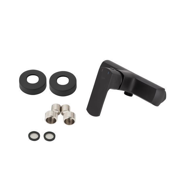 Смеситель для душа Qtap Lipno Black Matt SD00042260 фото
