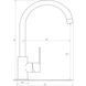 Смеситель для кухни Topaz Barts TB 07403-H36-W 000020804 фото 4