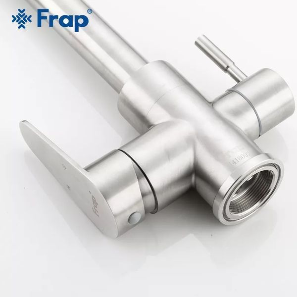 Смеситель для кухни с фильтром Frap F4348 сатин F4348 фото