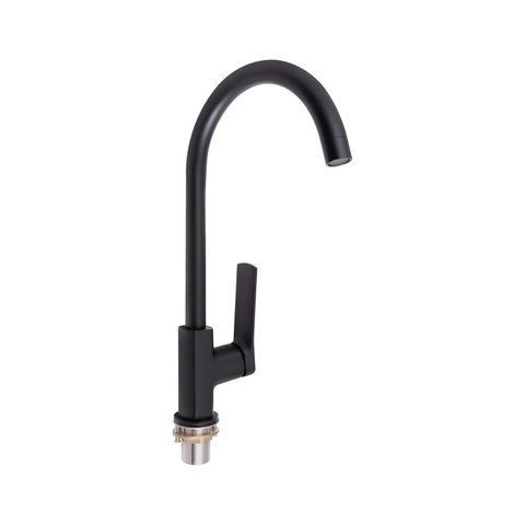 Змішувач для кухні Qtap Slavonice Black Matt SD00047480 фото