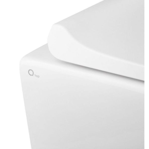 Унітаз підвісний Qtap Tern Ultra Quiet безобідковий Soft-close SD00050772 фото