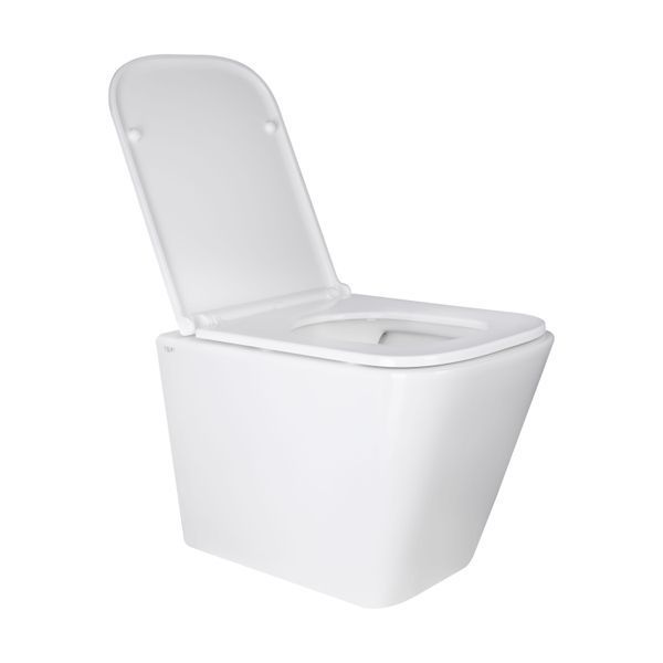 Унітаз підвісний Qtap Tern Ultra Quiet безобідковий Soft-close SD00050772 фото