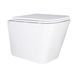 Унітаз підвісний Qtap Tern Ultra Quiet безобідковий Soft-close SD00050772 фото 1