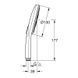 Ручний душ Grohe Rainshower Smartactive 130 26574000 3 режими 26574000 фото 2