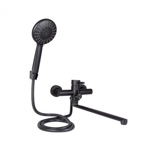 Смеситель для ванны Lidz Aria 005 Black SD00049491 фото