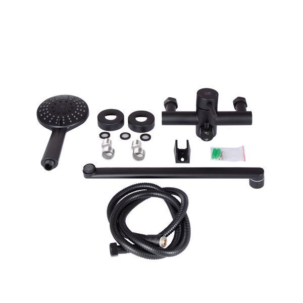 Змішувач для ванни Lidz Aria 005 Black SD00049491 фото
