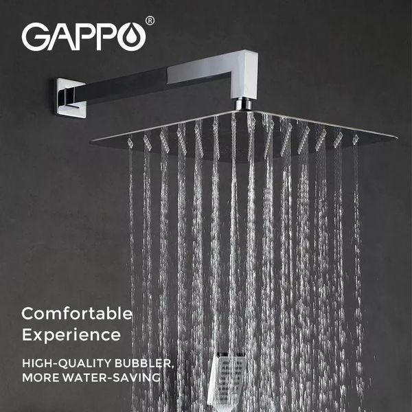Душова система прихованого монтажу Gappo G7107-40 хром G7107-40 фото