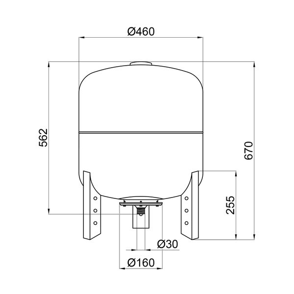 Гидроаккумулятор Thermo Alliance 80 л SD00048034 фото