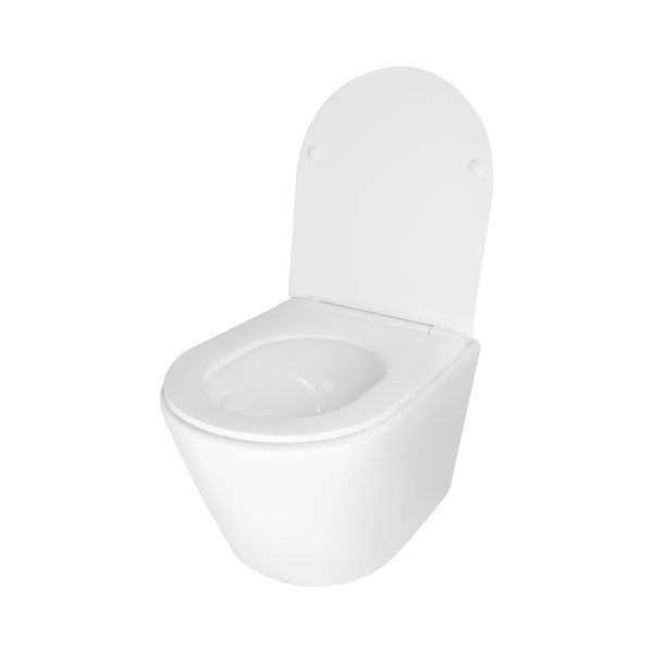 Унитаз подвесной Qtap Swan безободковый Ultra Quiet Soft-close SD00050900 фото