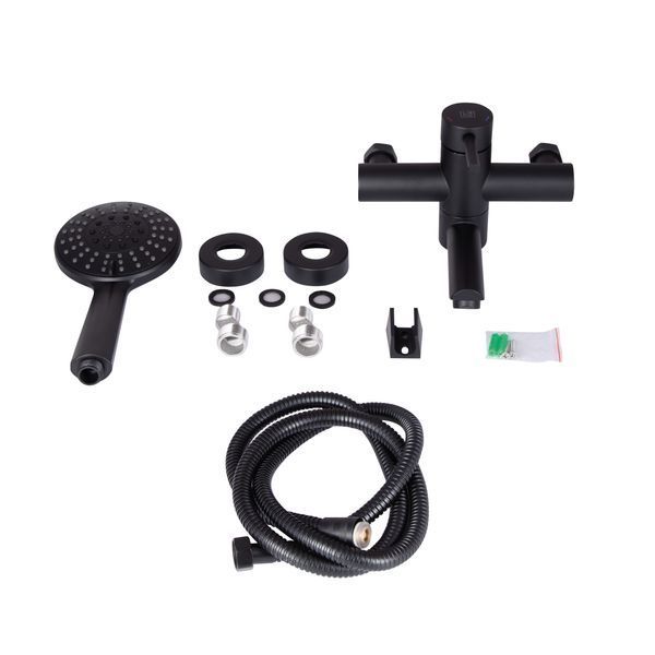 Смеситель для ванны Lidz Aria 006 Black SD00049492 фото