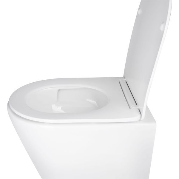 Унитаз подвесной Qtap Swan безободковый Ultra Quiet Soft-close SD00050900 фото